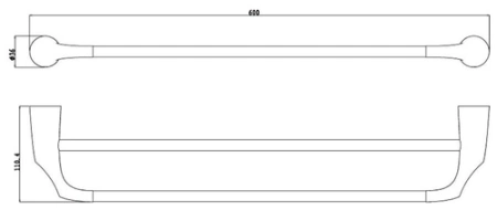 Полотенцедержатель Rush Devon DE75532